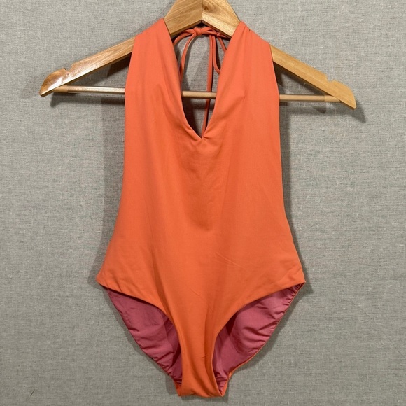 onia One Piece Orange Swimsuit - Picture 1 of 8